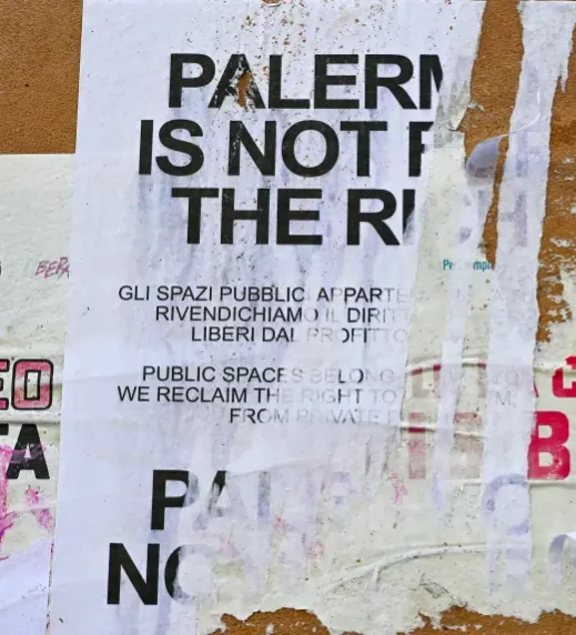 Palermo Residents Protesting Dua Lipas Wedding